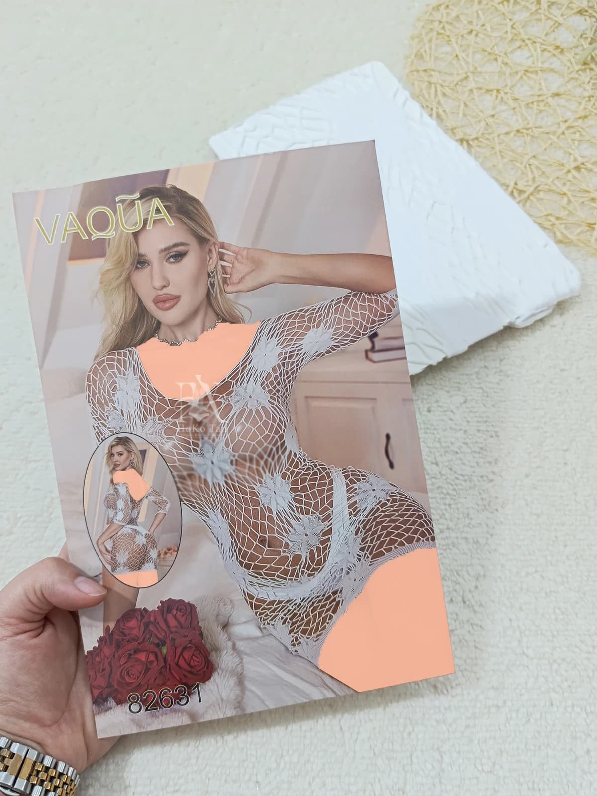 بادی زنانه عروس فانتزی کشی Vaqua کد 208