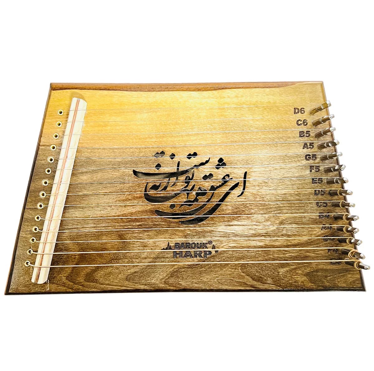 چنگ باروک مدل لیرا طرح عشق