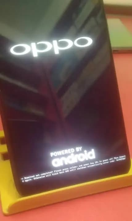 حل مشکل Download Not Complete | oppo a93 CHP2121