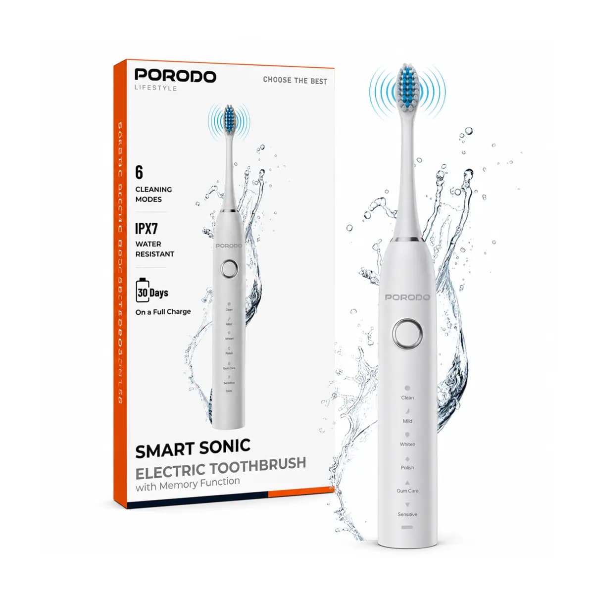 مسواک برقی سونیک پرودو مدل Lifestyle Smart Sonic – مسواک شارژی هوشمند با حافظه