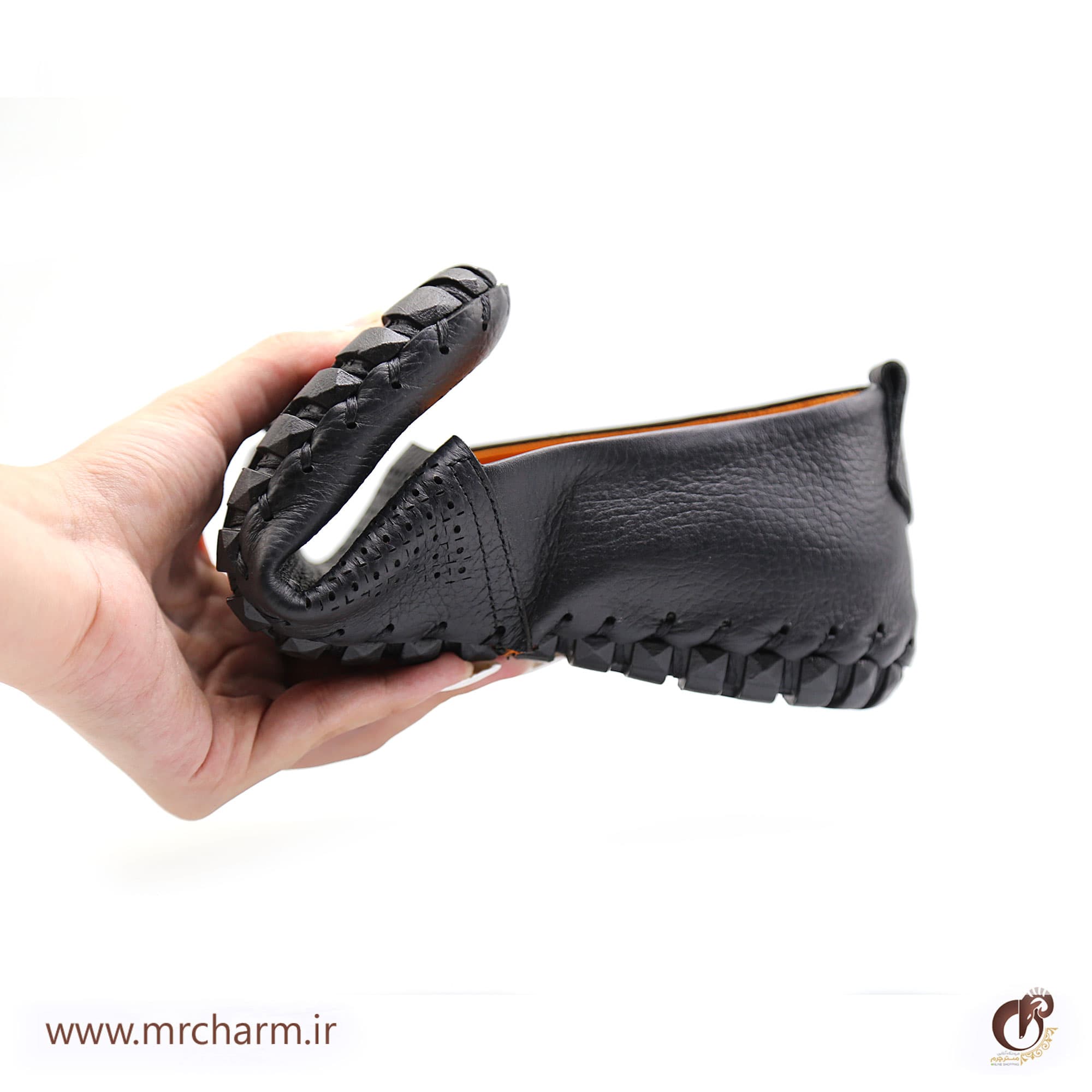 کالج چرم مردانه mrc116-01 — تصویر ۴