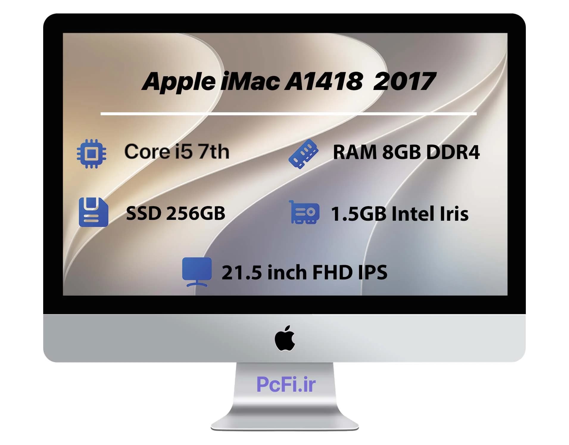 Apple iMac A1418 21.5 inch 2017 | i5-RAM 8GB-SSD 256GB