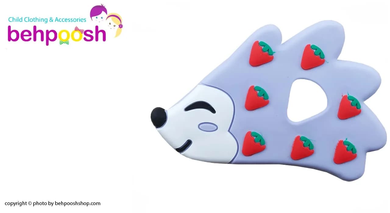 دندان گیر دستگیره دار مدل جوجه تیغی baby toys — تصویر ۴