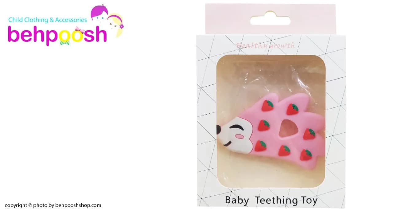 دندان گیر دستگیره دار مدل جوجه تیغی baby toys — تصویر ۳