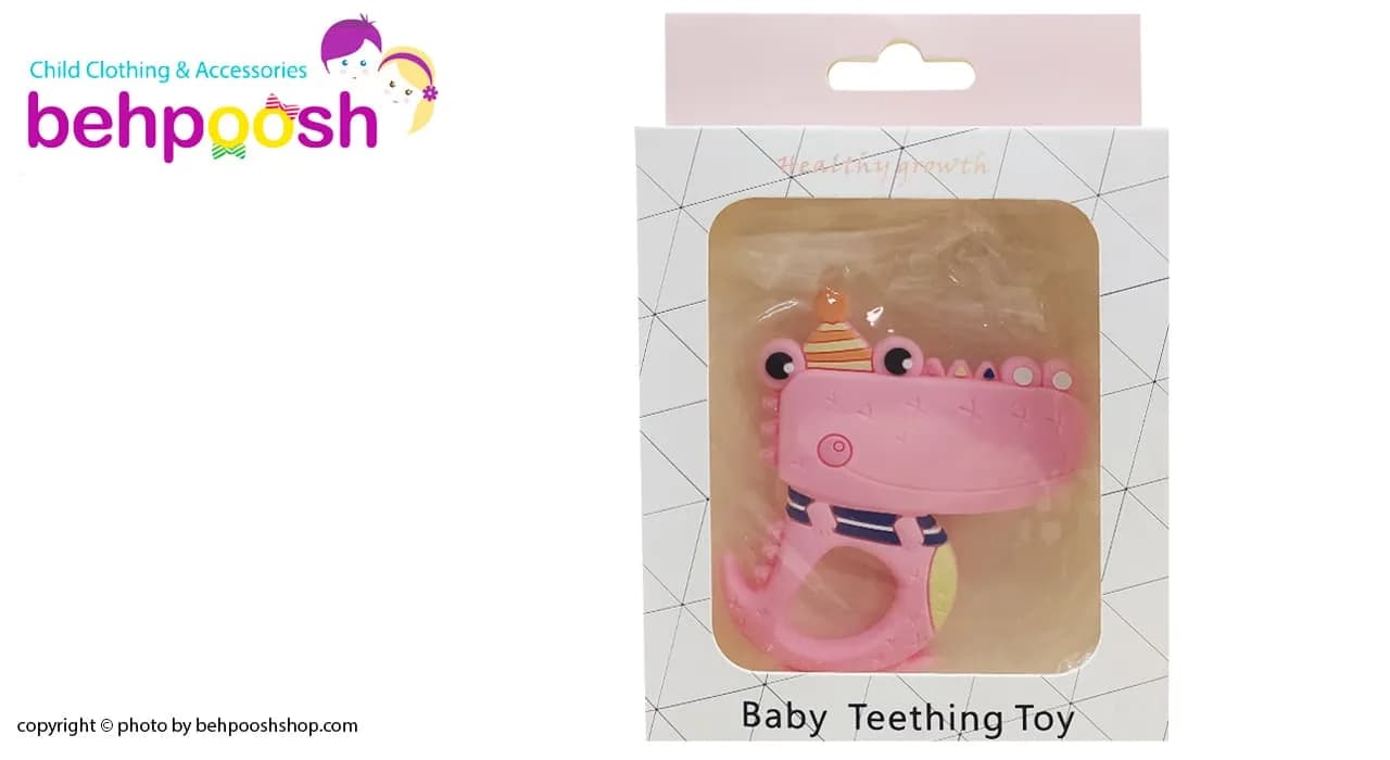 دندان گیر دستگیره دار مدل تمساح کلاه دار baby toys — تصویر ۵