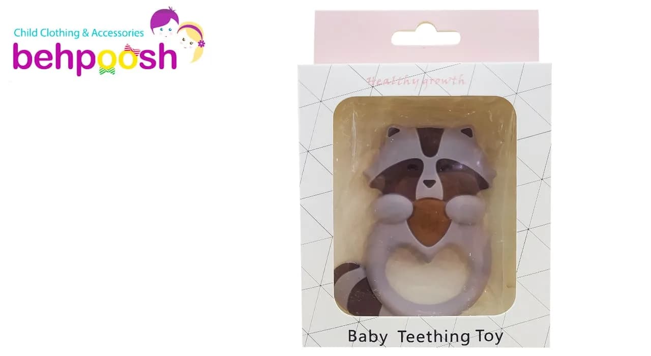 دندان گیر دستگیره دار مدل سنجاب baby toys — تصویر ۳