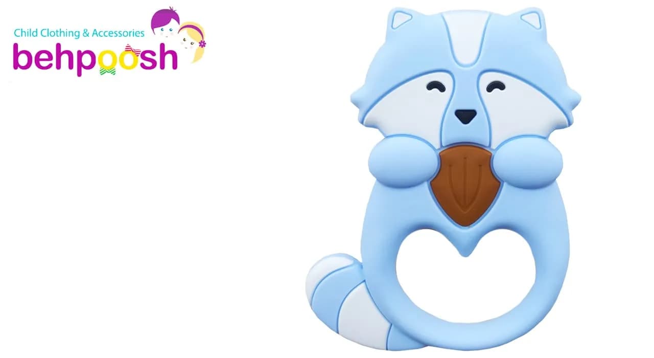 دندان گیر دستگیره دار مدل سنجاب baby toys — تصویر ۲