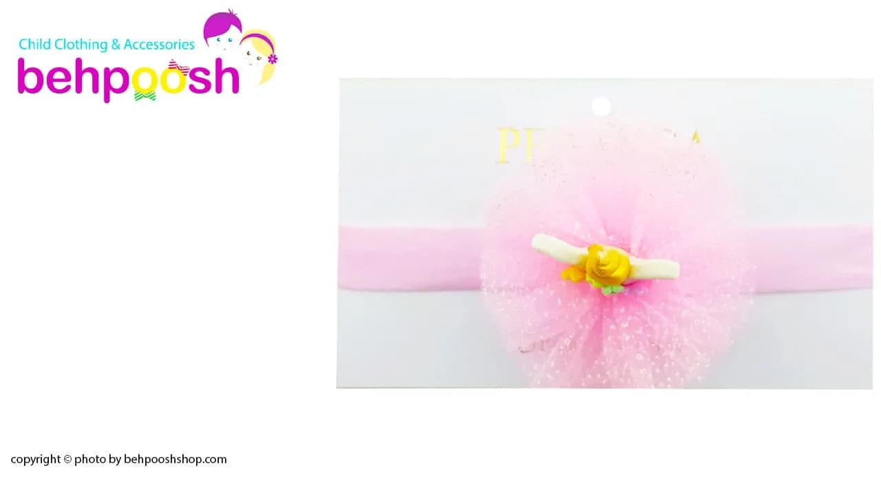 هدبند توری دخترانه طرح پونی Perance hairbows — تصویر ۳