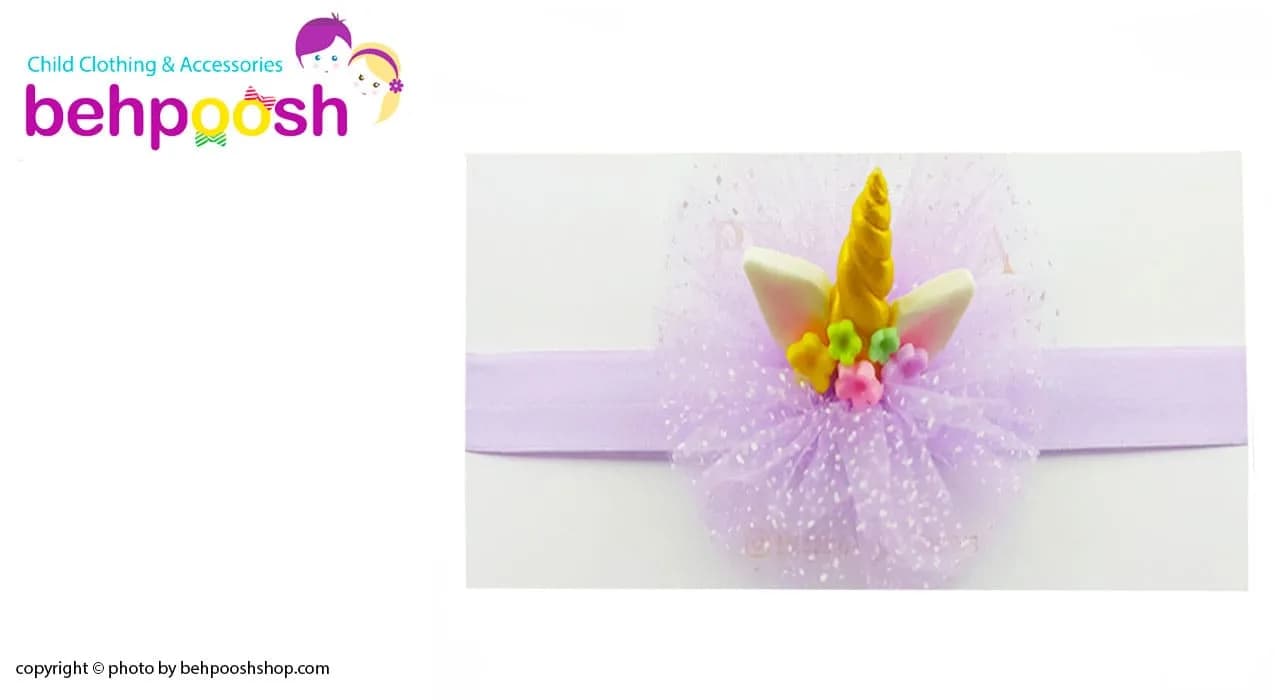 هدبند توری دخترانه طرح پونی Perance hairbows — تصویر ۲