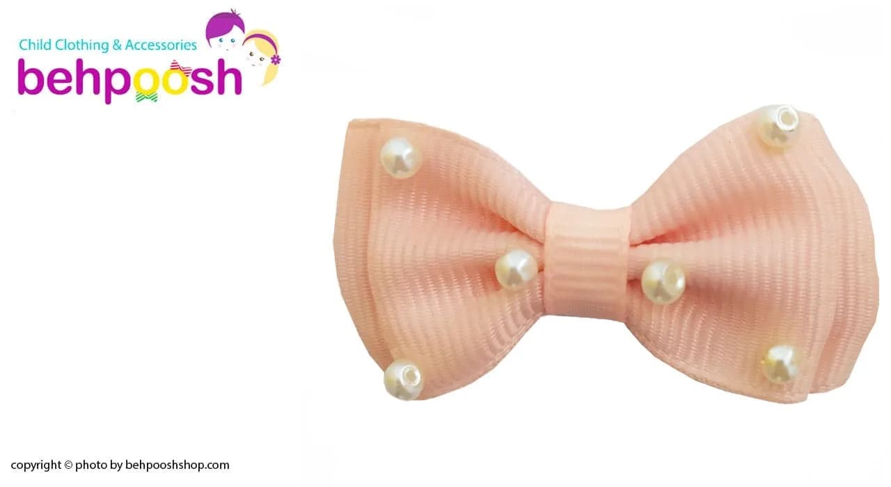 گیره سر دوتایی دخترانه طرح پاپیونی Perance hairbows — تصویر ۳