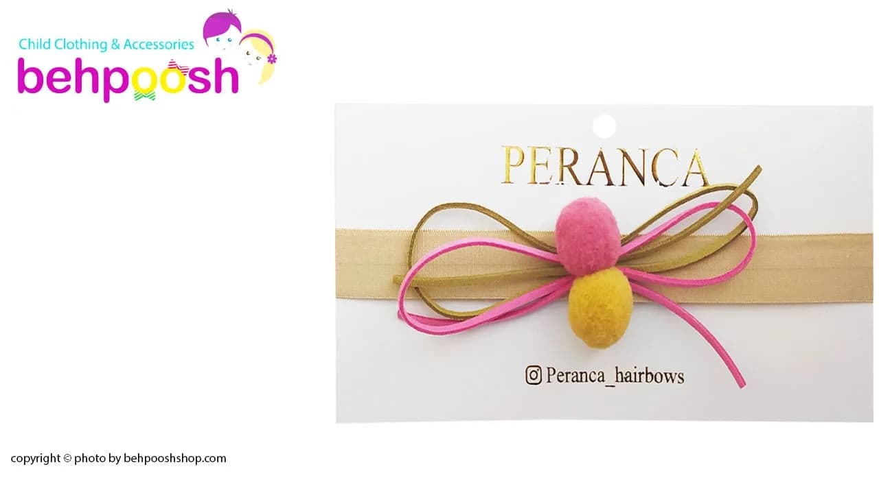 هدبند دخترانه اسپورت پاپیونی Perance hairbows — تصویر ۳