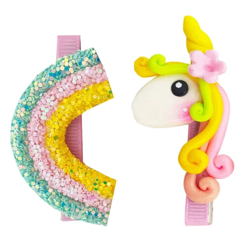 گیره سر دخترانه پونی اسب شاخدار Perance hairbows