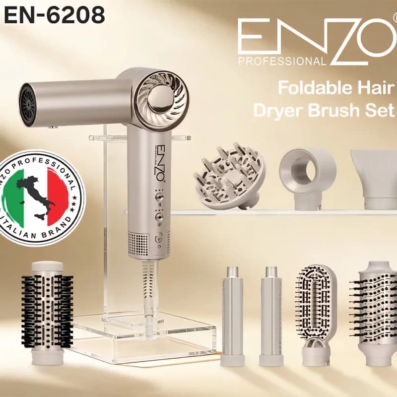 سشوار حرفه ای 8 کاره طرح دایسون انزو EN-6208 — تصویر ۳