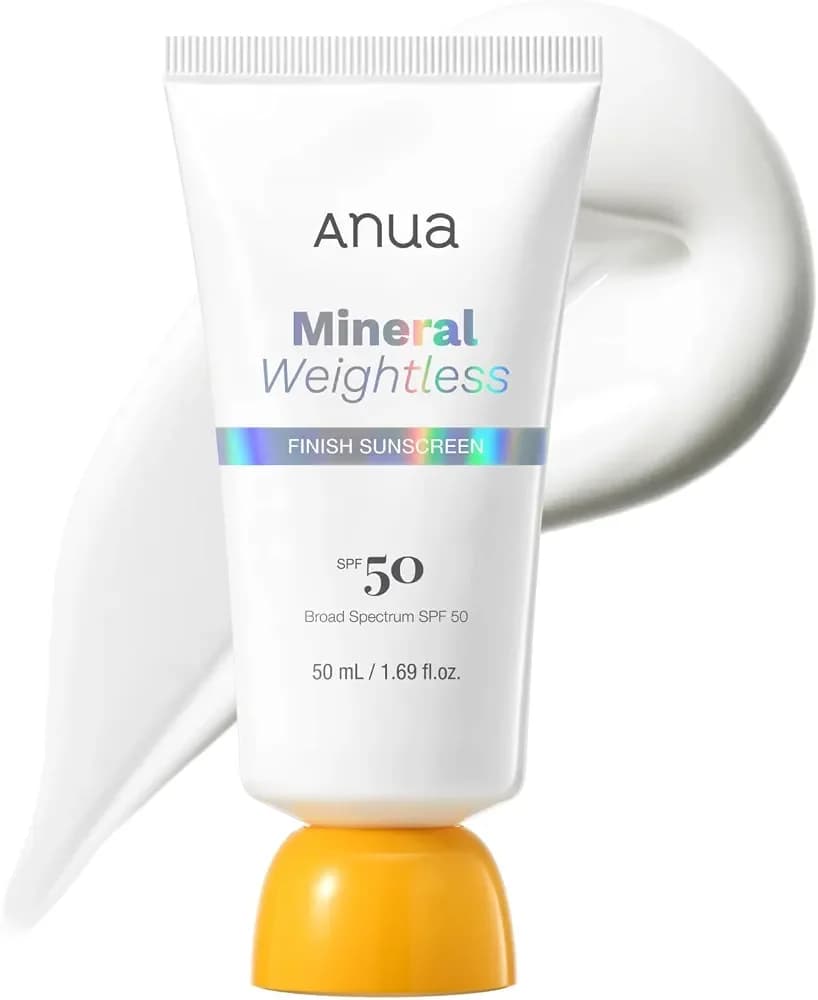 ضدآفتاب مینرال آنوا مدل Mineral Weightless Finish SPF 50