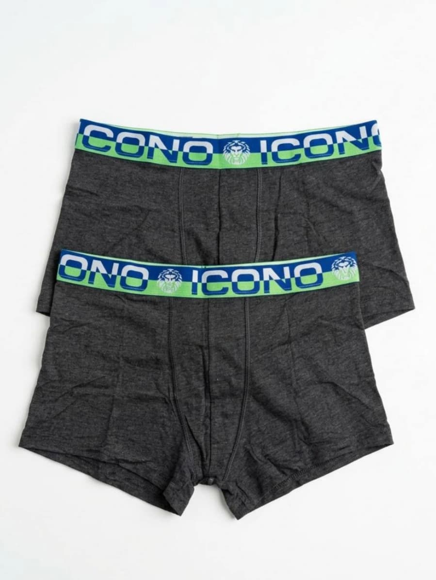 شورت باکسر مردانه نخی طرح اسپرت ICONO