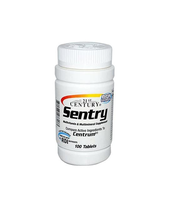 قرص مولتی ویتامین و مینرال سنتری 21 سنتری 130 عددی