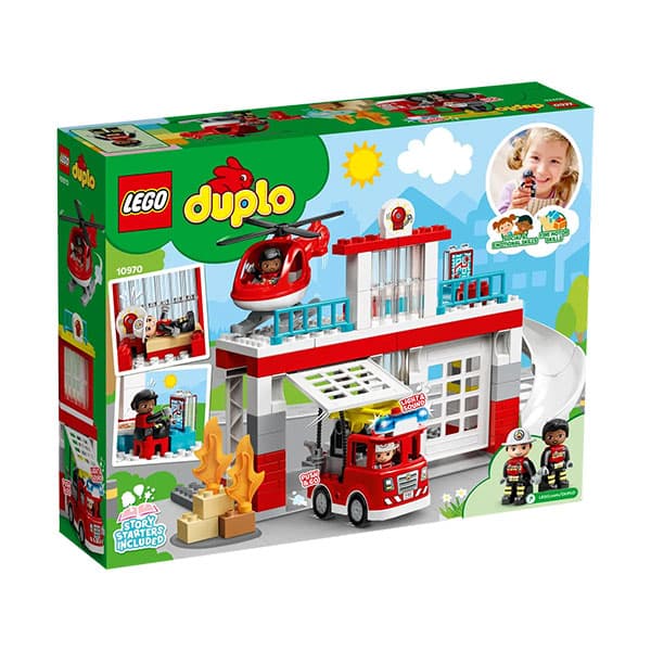 لگو Duplo مدل Fire Station & Helicopter 10970 — تصویر ۶