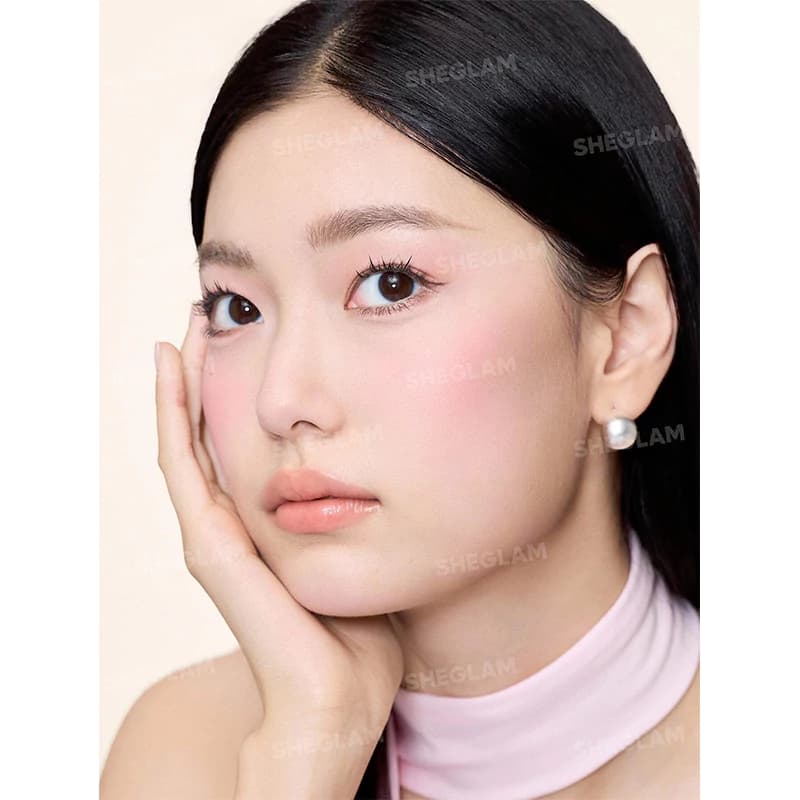 رژگونه پودری شیگلم مدل DREAM TOUCH رنگ TICKLED PINK — تصویر ۴