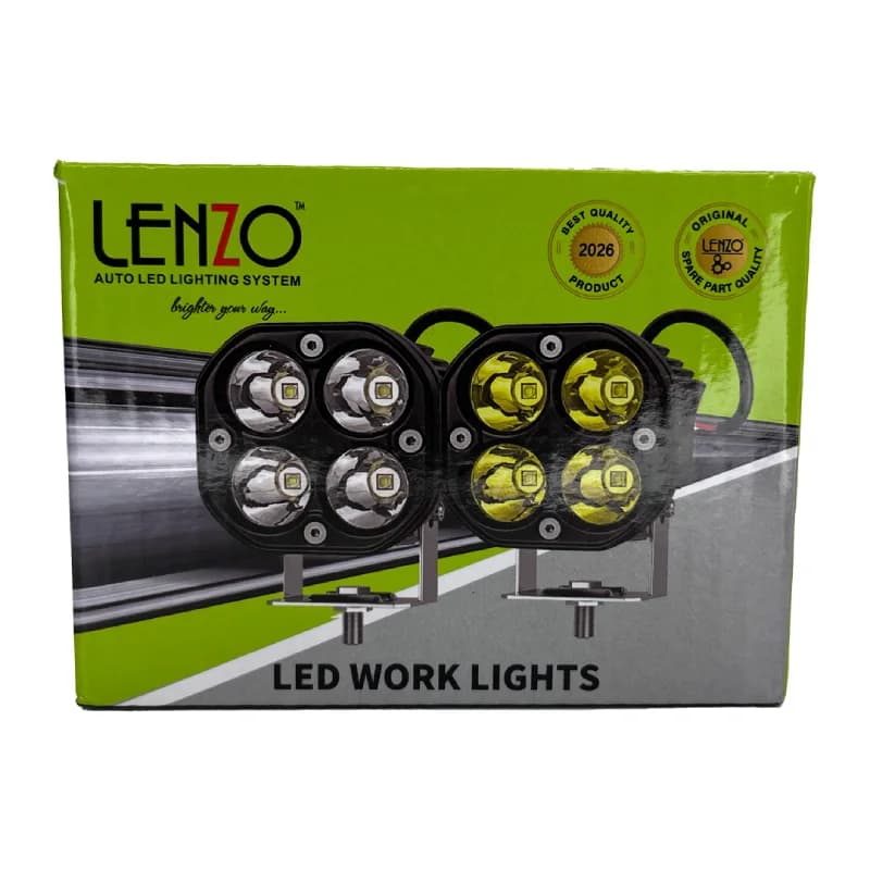 پرژکتور افرودی LENZO چهار لنز یخی کد LE 008 — تصویر ۳