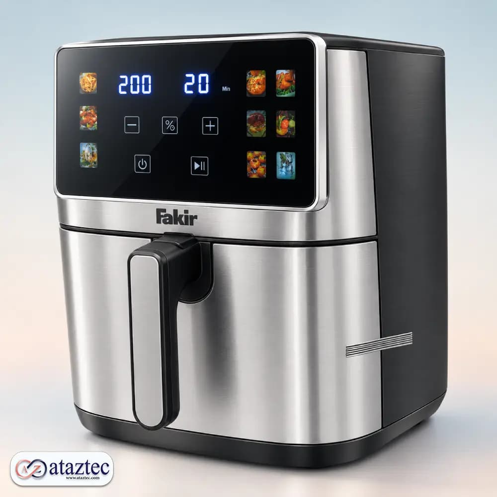 سرخ کن بدون روغن فاکیر مدل FK-26A | ظرفیت ۱۰ لیتر توان ۲۱۰۰ وات — تصویر ۵
