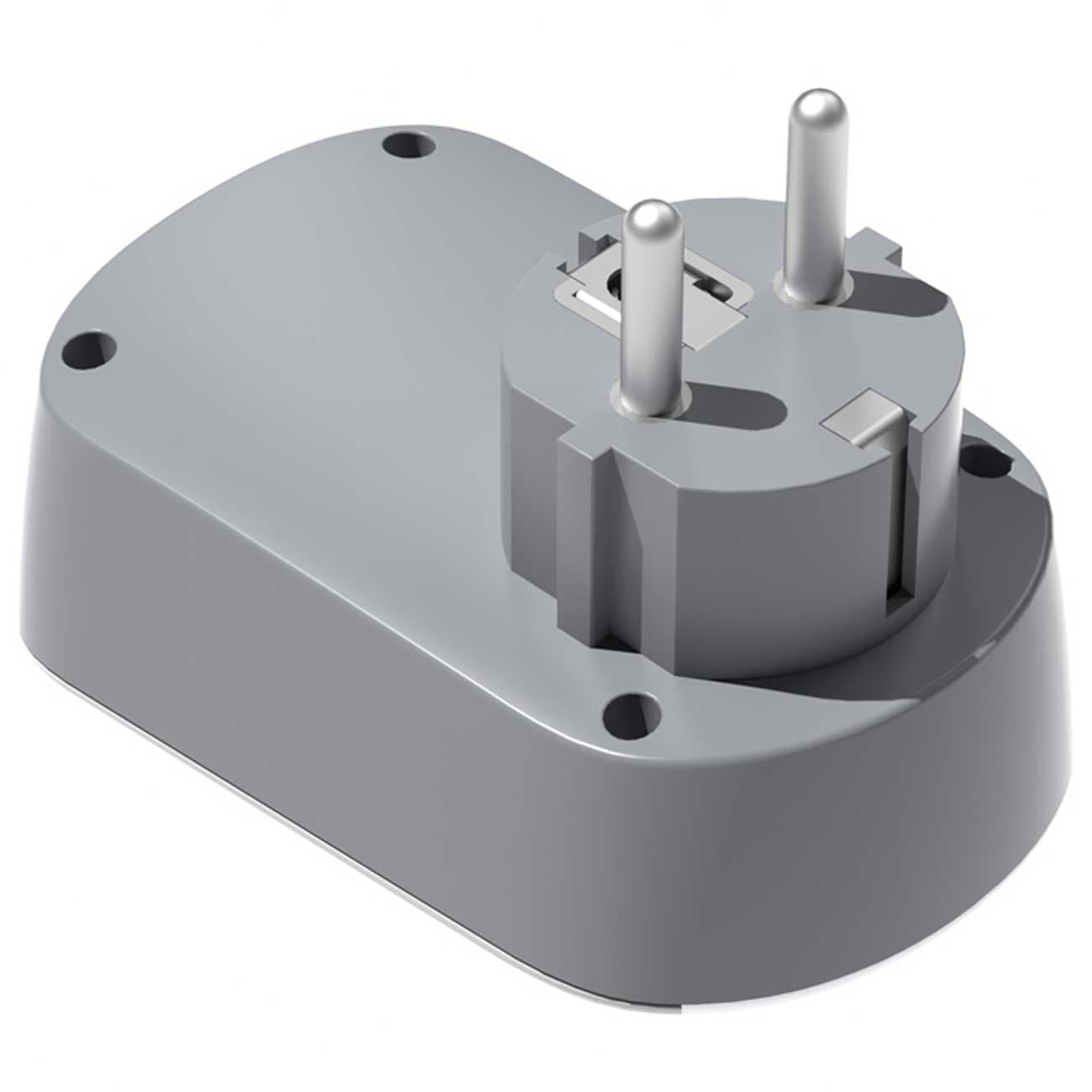 مبدل و چند راهی برق 2500 وات پرودو Porodo PD-MSACEU-WH Universal AC Socket EU Plug Adapter​ — تصویر ۳
