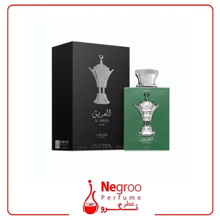 عطر ادکلن لطافه العریق سیلور 100 میل Lattafa Al Areeq Silver