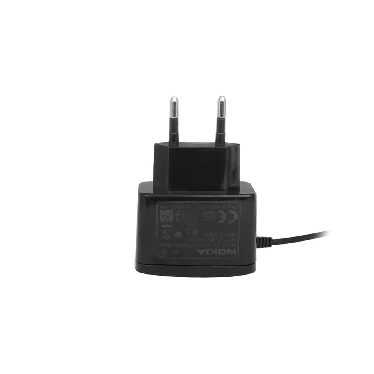 شارژر سوزنی نوکیا مدل 6101 – مشکی – DST (گارانتی شش ماهه) — تصویر ۲