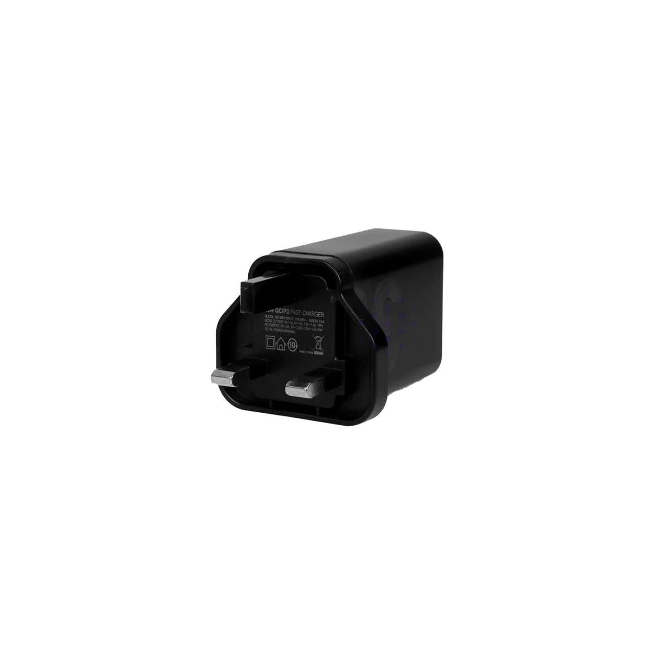 شارژر دیواری فست دو پورت JBQ مدل HC-30w 30W همراه با کابل Type-C – مشکی (گارانتی یکساله رصاصی) — تصویر ۷