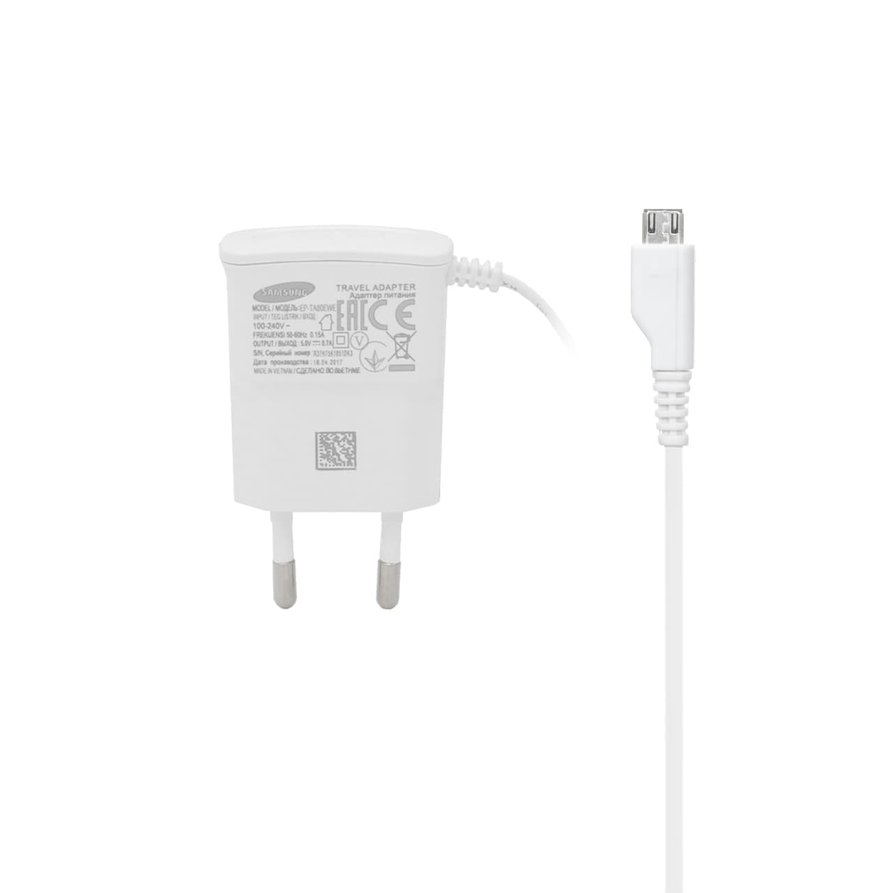 شارژر دیواری SAMSUNG مدل i9000 – سفید – اصلی – DST (گارانتی شش ماهه) — تصویر ۲