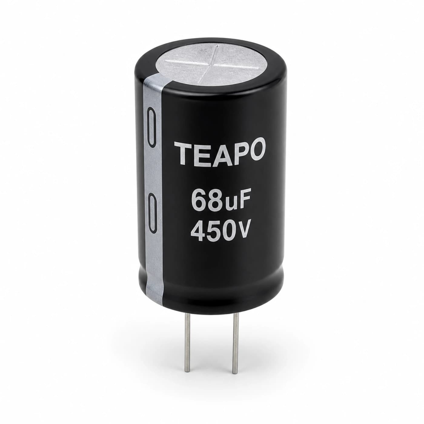 خازن الکترولیتی تیپو مدل TEAPO 68uF 450V 18×32mm