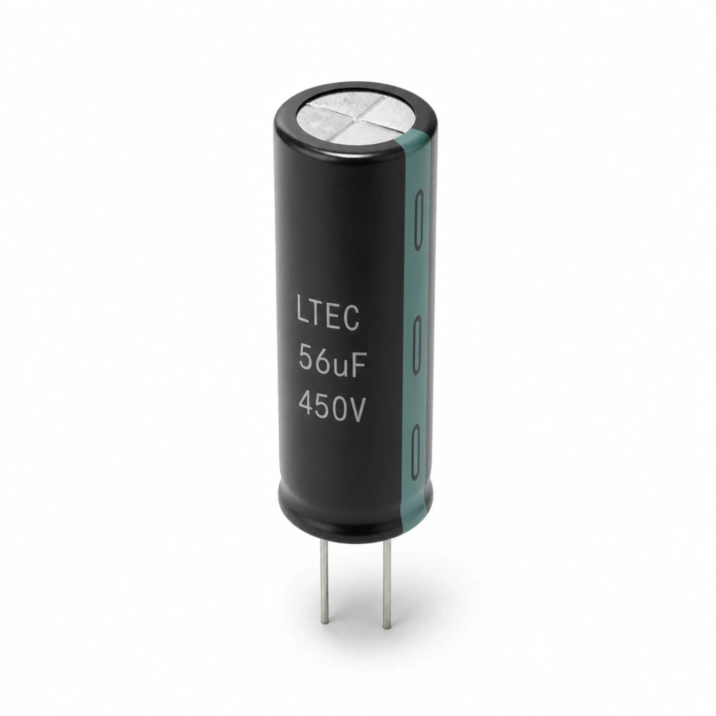 خازن الکترولیتی ال‌تک مدل LTEC 56uF 450V 10×42mm — تصویر ۲
