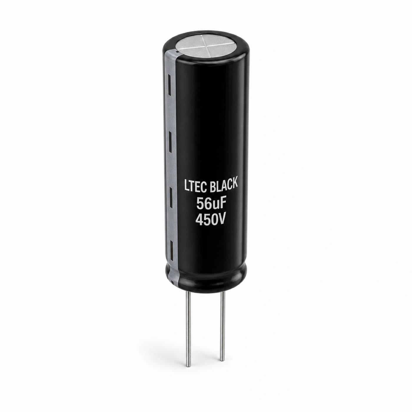 خازن الکترولیتی ال‌تک بلک مدل LTEC BLACK 56uF 450V 10×45mm — تصویر ۲