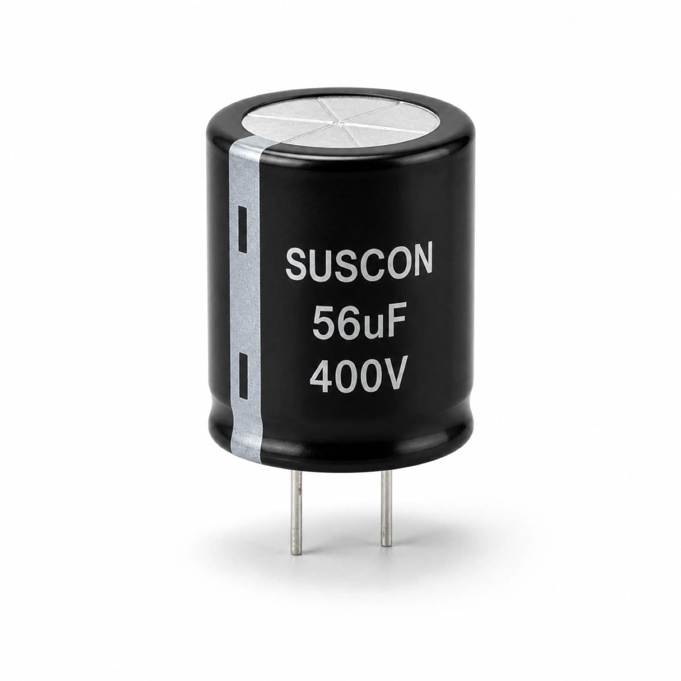 خازن الکترولیتی ساسکان مدل SUSCON 56uF 400V 16×20mm