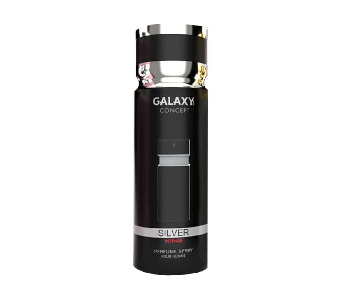 اسپری خوشبو کننده مردانه گالکسی GALAXY مدل SILVER SCENT سیلور سنت