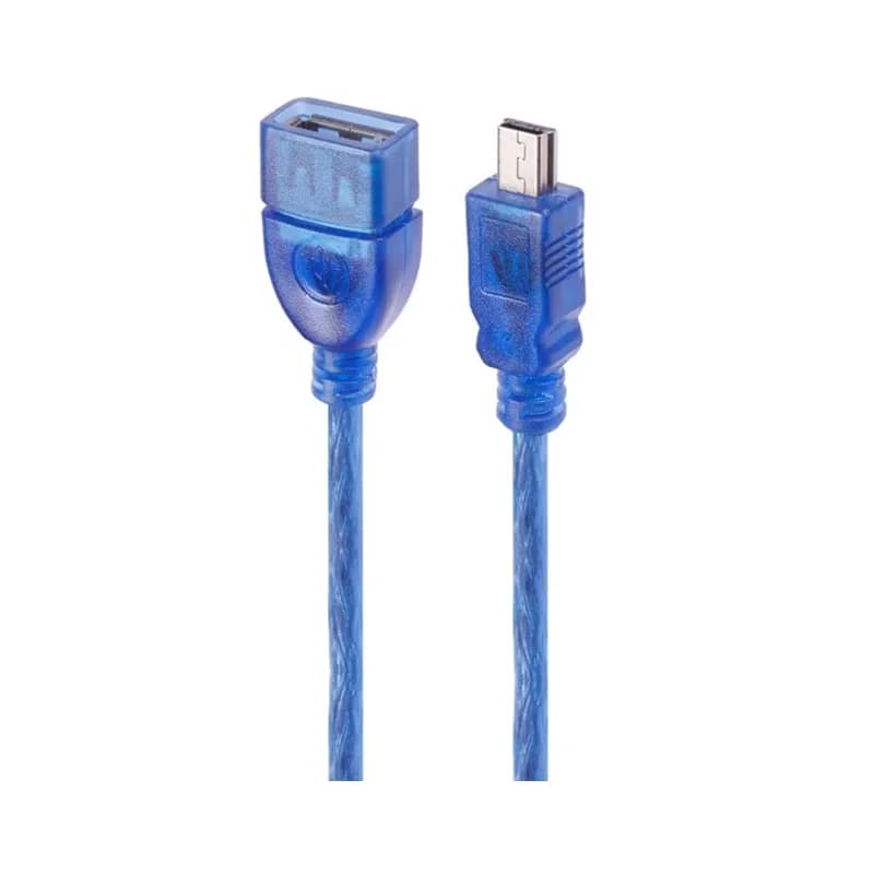 کابل تبدیل USB مادگی به MiniUSB ایلون به طول 30 سانتی متر – حراج استثنایی به قیمت خرید