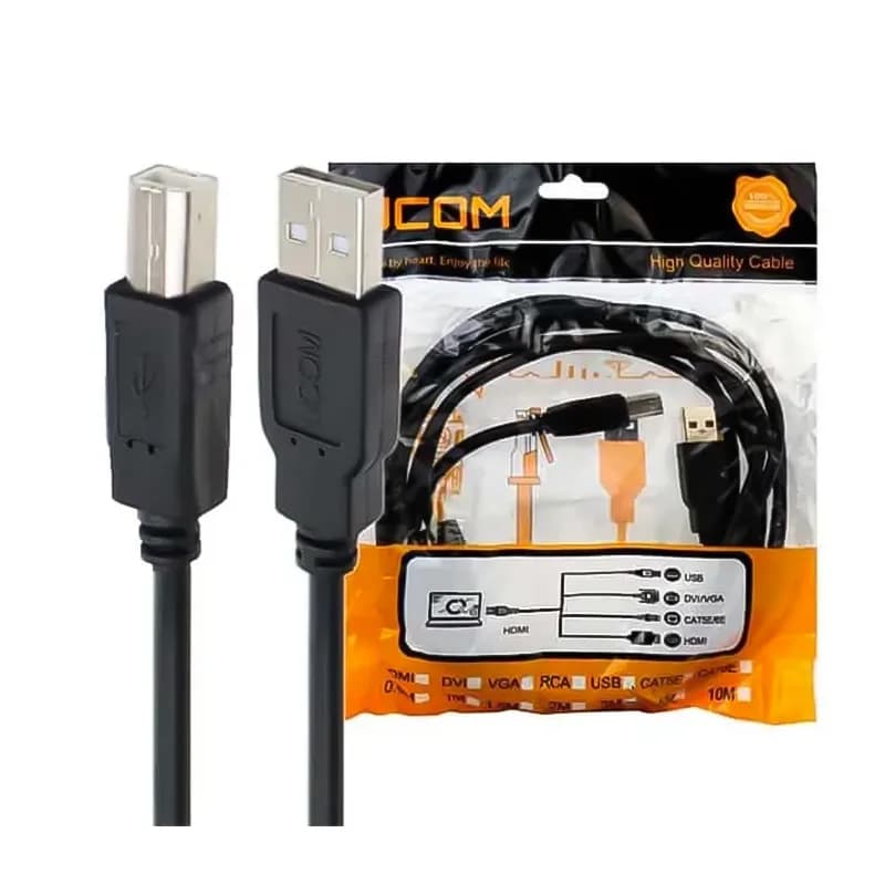 کابل پرینتر یوکام Ucom به طول 3 متر – حراج استثنایی به قیمت خرید — تصویر ۴