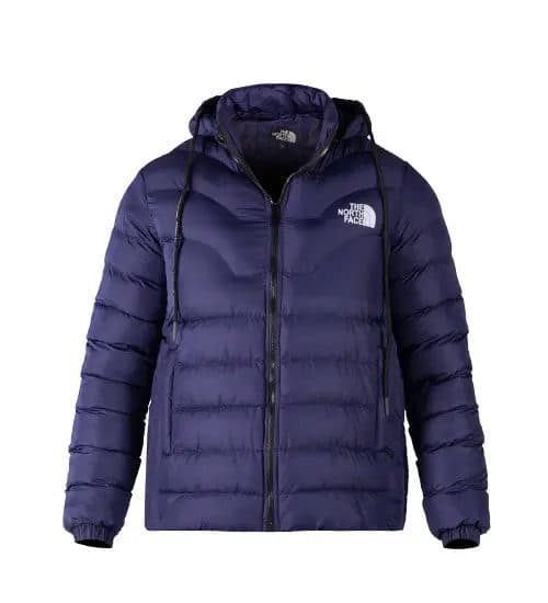 کاپشن مردانه نرمال ساده تی سی آبی کاربنی North Face مدل 49282