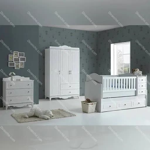 سرویس خواب کودک نوجوان مدل کلاسیک کد DC056