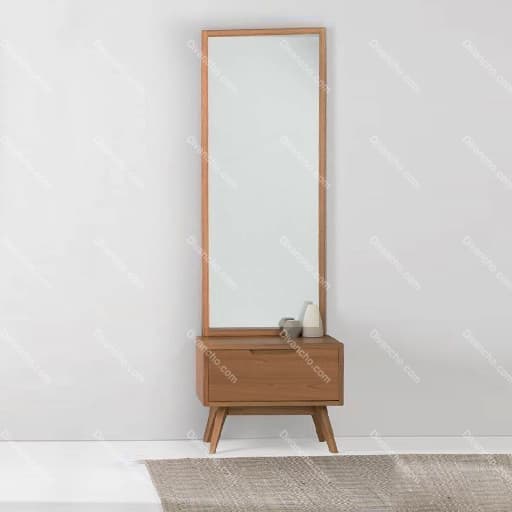 آینه قدی پایه چوبی کد DC046 — تصویر ۲
