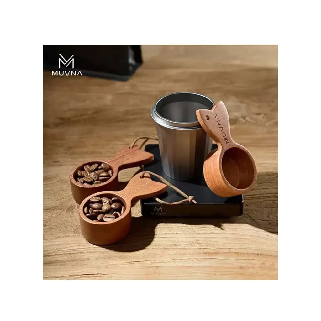 پیمانه اندازه گیری چوبی قهوه دم ماهی MUVNA — تصویر ۳