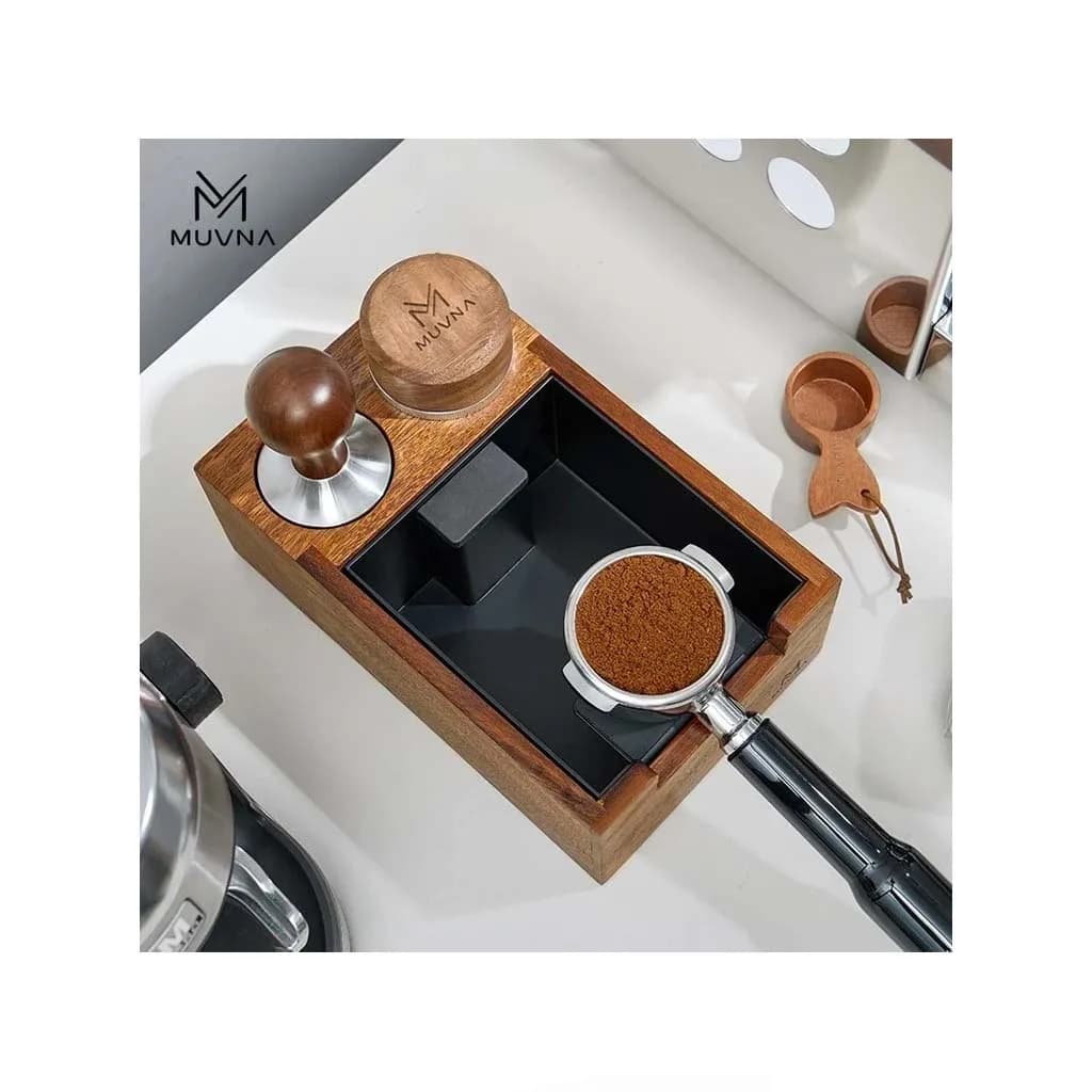 استند پرتافیلتر و ناک باکس چوب گردو MUVNA — تصویر ۶