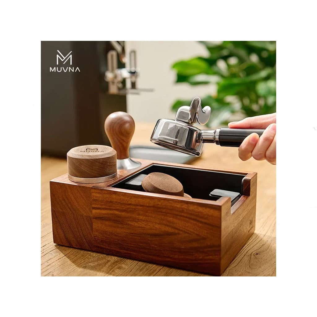 استند پرتافیلتر سه کاره چوب گیلاس MUVNA — تصویر ۳