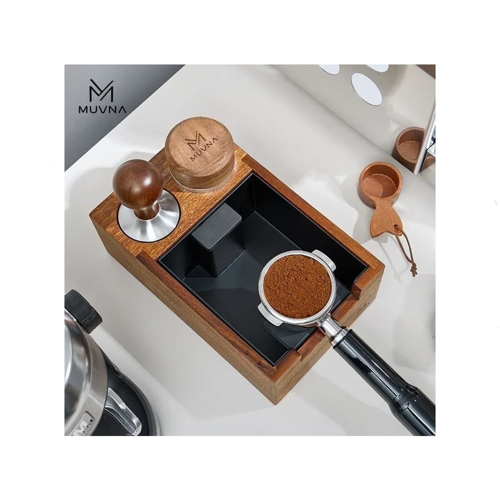 استند پرتافیلتر سه کاره چوب گیلاس MUVNA — تصویر ۲