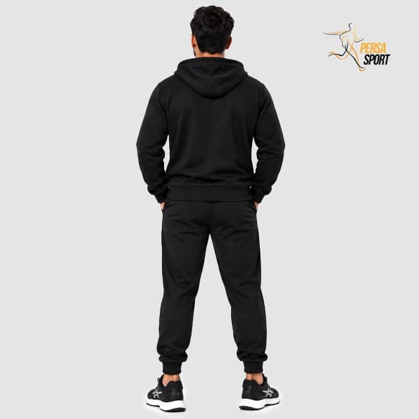 ست ورزشی مردانه پرسا اسپرت مشکی Sweatshirt & Jogger — تصویر ۲