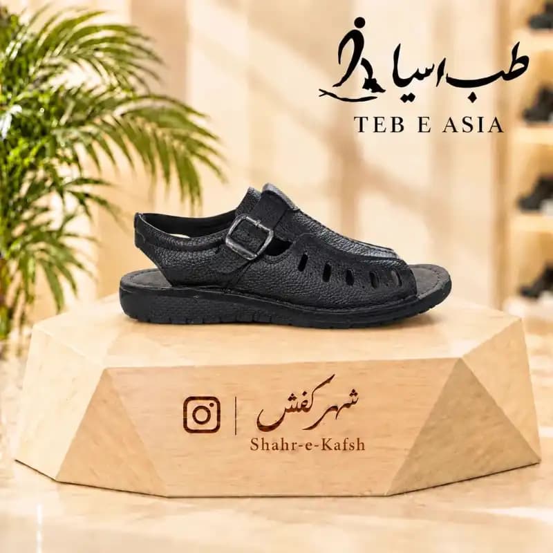 صندل طبی رکابدار مردانه مدل :فرهان — تصویر ۲