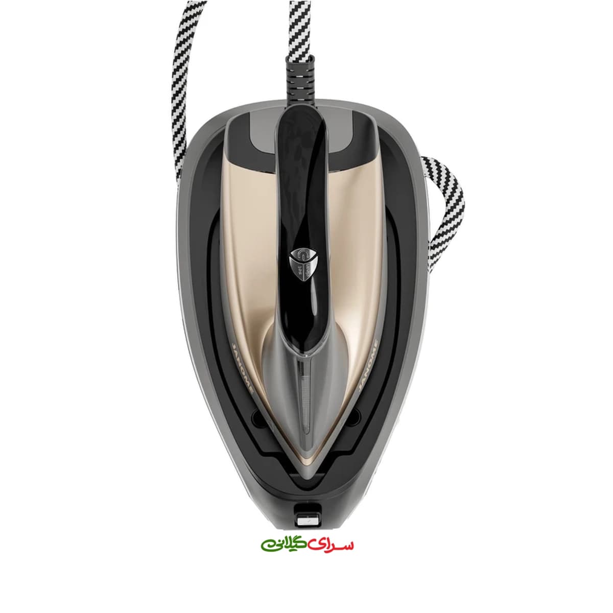 اتو بخار مخزن دار 2200 وات کفی AIRGLIDE بژ مشکی ژانومه مدل SE2550 — تصویر ۲