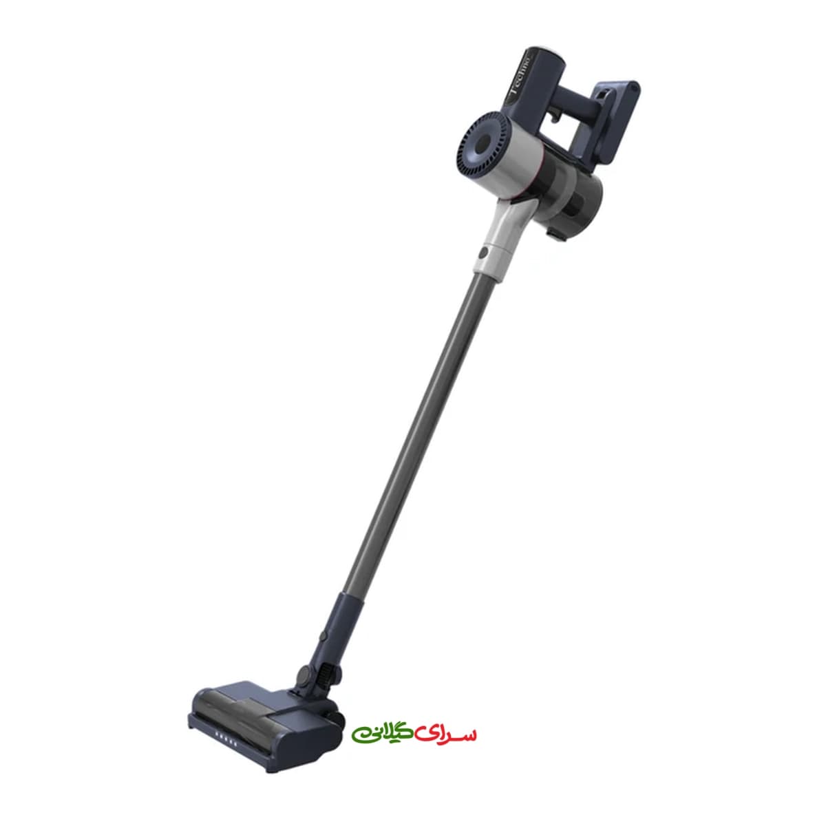 جارو شارژی ایستاده 400 وات سرمه ای استیل تکنو مدل Te-1704 — تصویر ۴