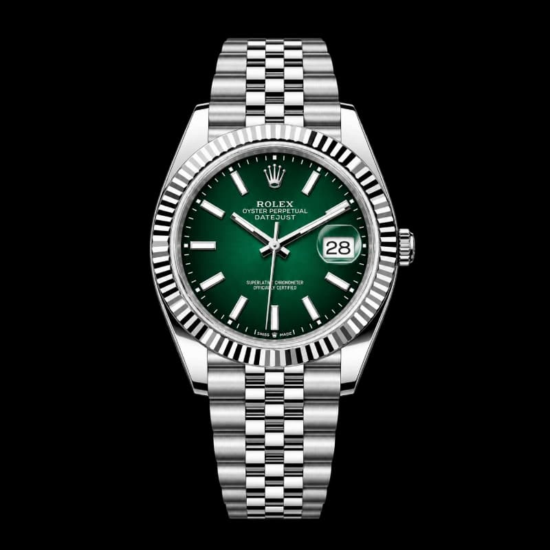 رولکس Datejust 41 سبز نعنایی | رفرنس M126334-0028