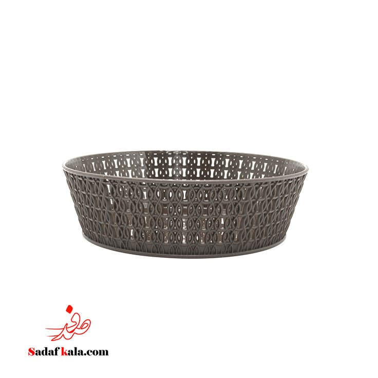 سبد گرد طرح بافت سایز 1 گلدپلاست(36)/0822 — تصویر ۴