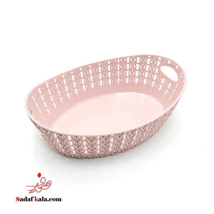 سبد نان و سبزی طرح بافت سایز 1 گلدپلاست(36)/0767 — تصویر ۴